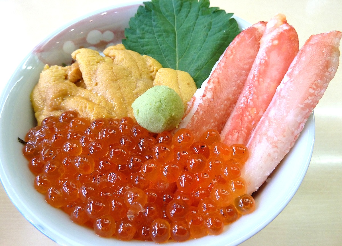 北海道グルメ旅行 函館の朝市たびじの海鮮丼
