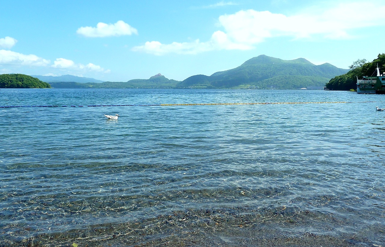 北海道の洞爺湖の観光旅行 中島